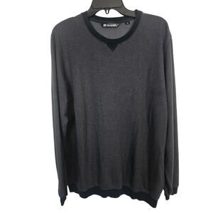 Travis Mathew Mens Pullover Crewneck Sweater Sz XL Minimalist Stetch Lightweight